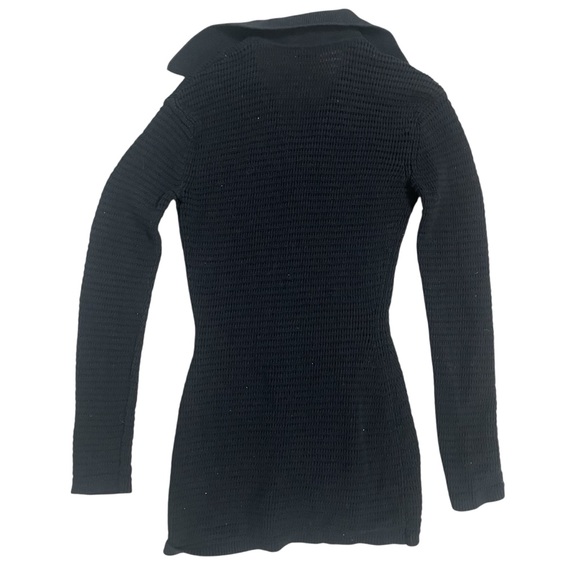 Nanushka Black Button-Up Knit Cardigan - Picture 2 of 9